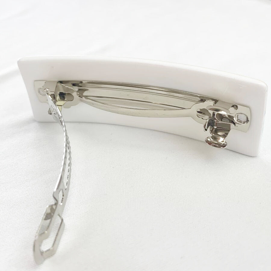 Japanese Hair Barrette Hair Clip Big Wave & Red Mt. Fuji (set of 2) Rectangle made in Japan