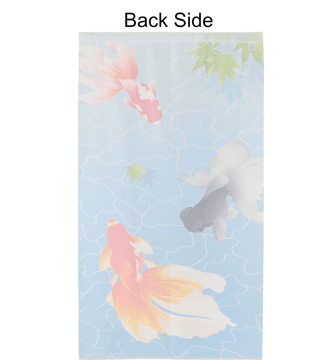 Japanese Noren Doorway Curtain Tapestry Carp Goldfish, Blue, made in Japan