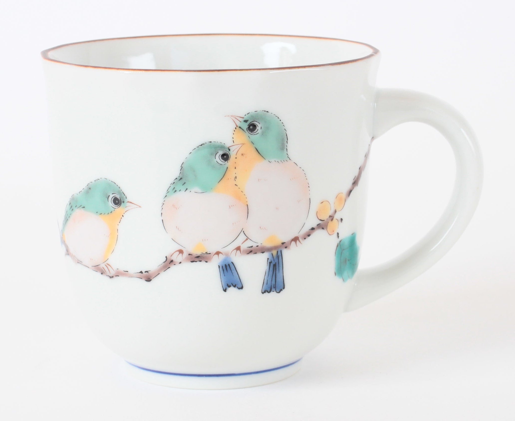 Mino ware Japanese Pottery Mug Cup White-eye Made in Japan