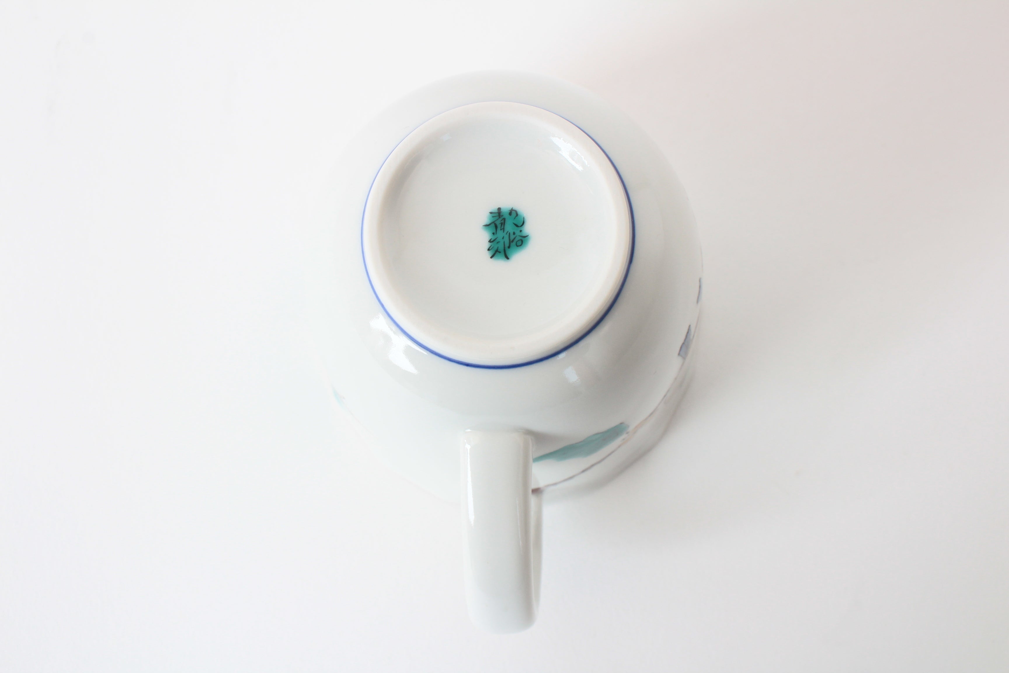 Mino ware Japanese Pottery Mug Cup White-eye Made in Japan