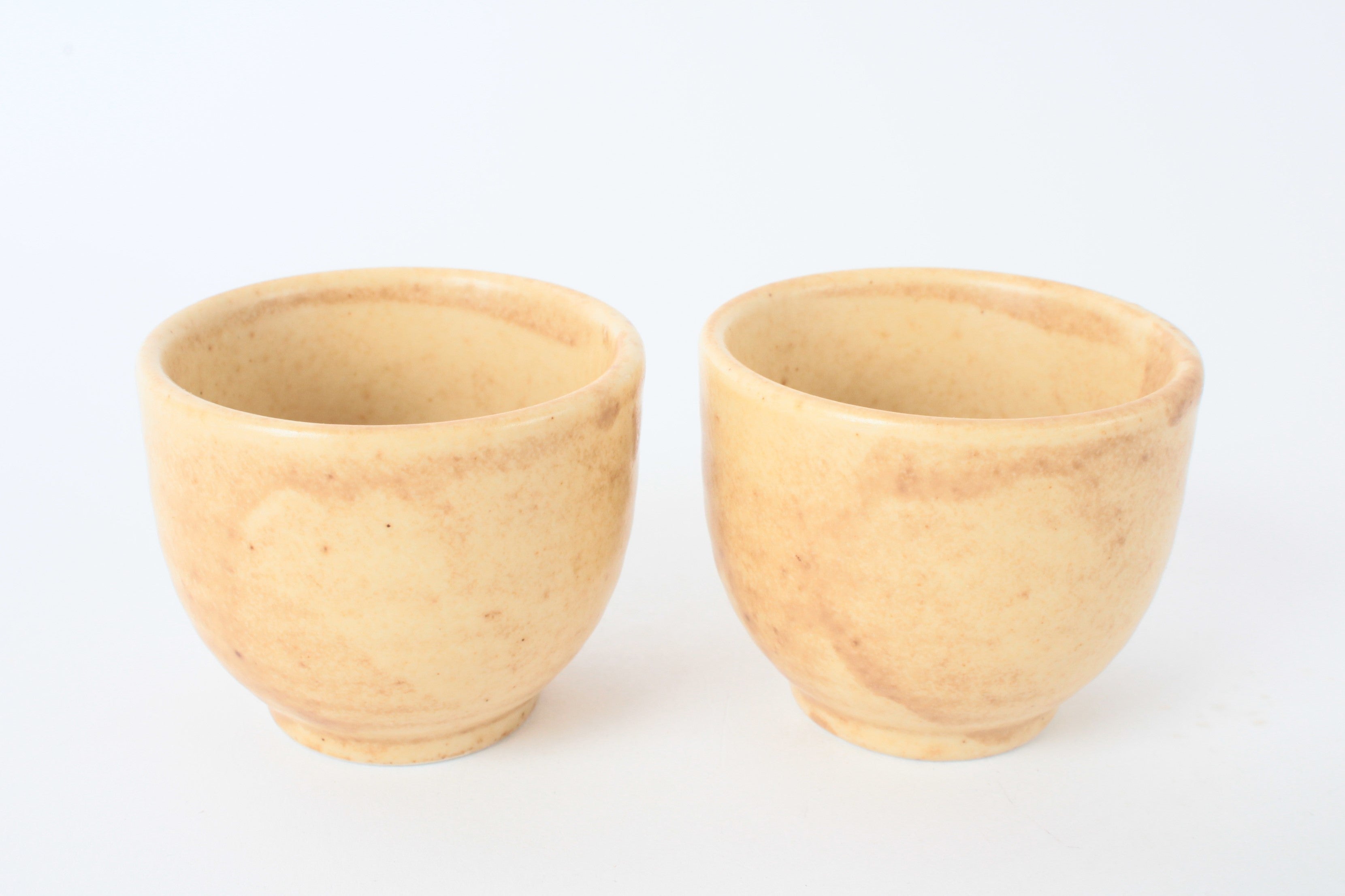 Mino ware Japanese Ceramic Chicken Shape Tokkuri and Sake Cup set Brown and Green made in Japan
