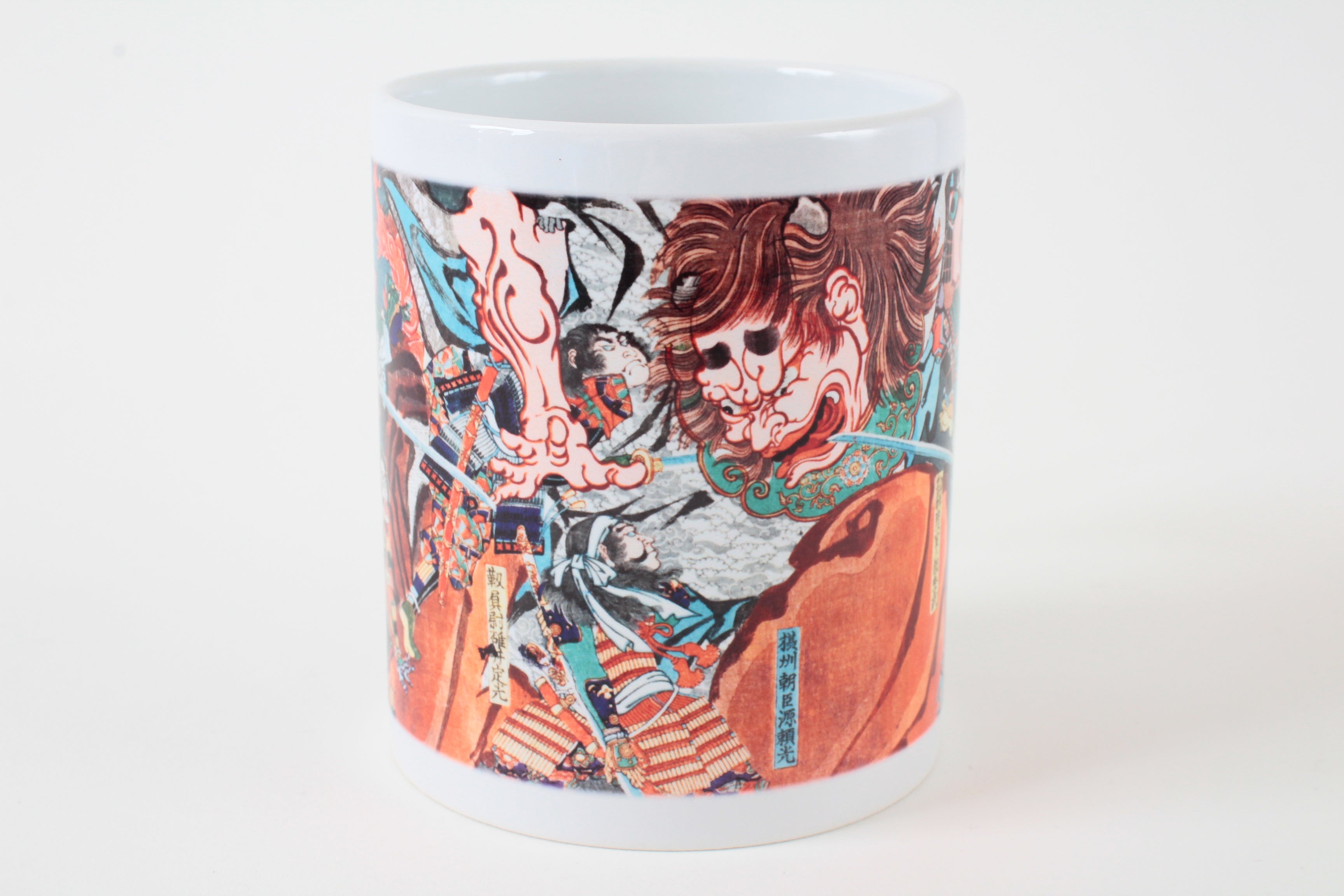 Japanese Ukiyo-e Design Mug Cup Ogre Extermination printed in Japan