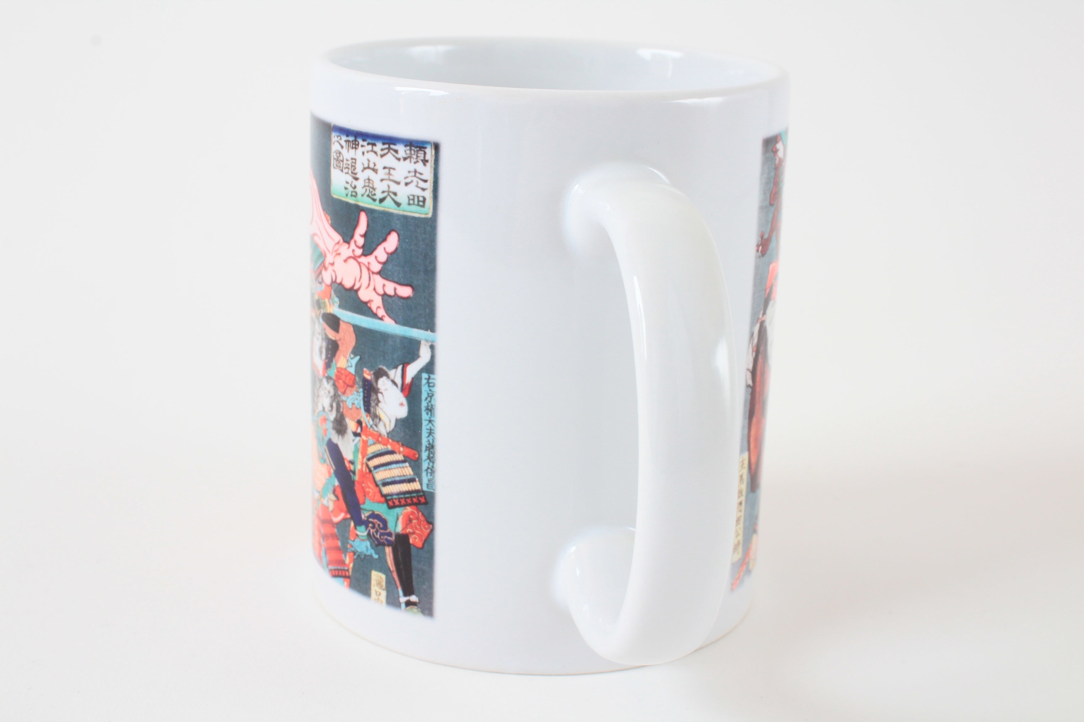 Japanese Ukiyo-e Design Mug Cup Ogre Extermination printed in Japan